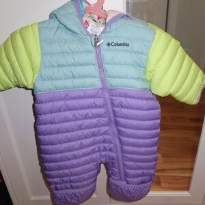 Columbia reversible snow suit